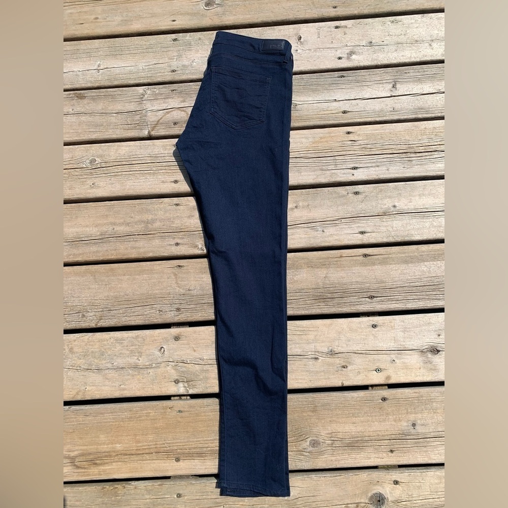 💜 Buffalo Faith Skinny Mid Rise Stretch Super Skinny Blue Jeans Size 29 - Picture 3 of 10